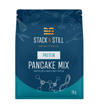Load image into Gallery viewer, Stack &amp; Still protein pancake mix packaging on a white background