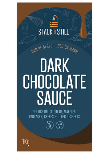 Stack and Still Dark Chocolate Sauce 1KG Bottle