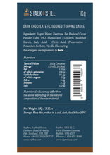 Load image into Gallery viewer, Stack and Still Dark Chocolate Sauce 1KG Bottle