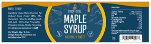 Stack and Still Maple Syrup 1KG Bottle